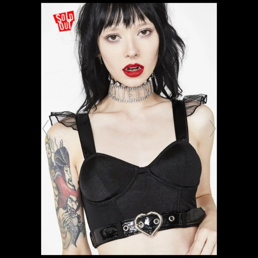 Sugar Thrillz Wicked Praise Me Bustier Top